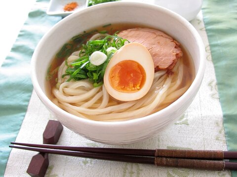 冷やしうどん　ラーメン風